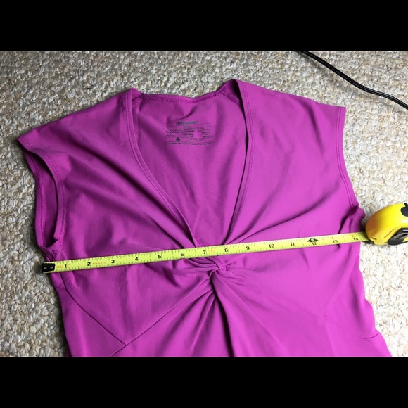 XS Patagonia Bandha Twist Knot Dress Purple EUC 🌟 - Picture 4 of 8